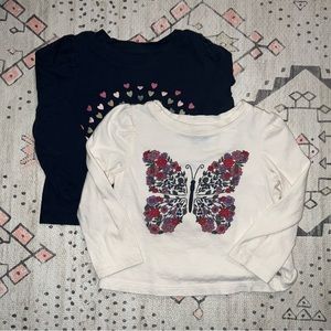 Set of Gap long sleeve graphic tees